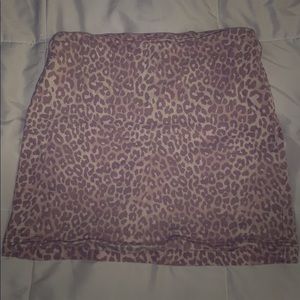 ✨Pink/Grey Cheetah Skirt✨